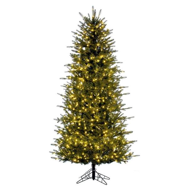 7.5' x 46" Artificial Georgian Fraser Fir 650 Warm White Dura-Lit® Lights