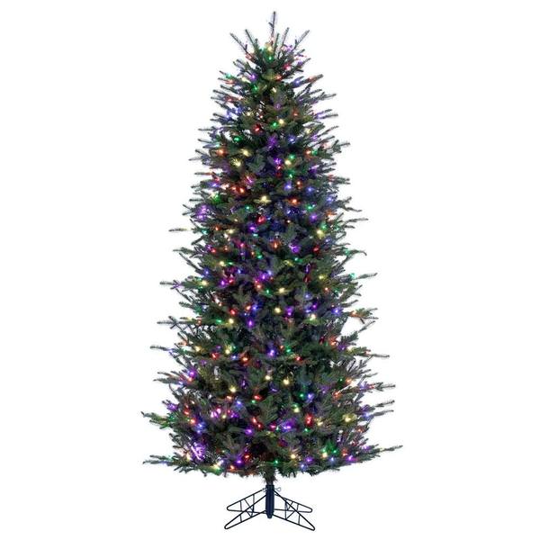7.5' x 46" Artificial Georgian Fraser Fir 650 Multi-Color Dura-Lit® Lights