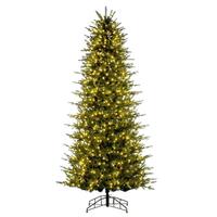 Vickerman 10' x 59" Artificial Slim Georgian Fraser 1250 Dura-Lit Warm White LED Lights Pre-Lit