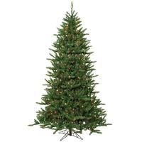 Vickerman 7.5' x 59" Artificial Georgian Fraser 1000 Dura-Lit Multi-Colored LED Lights Pre-Lit