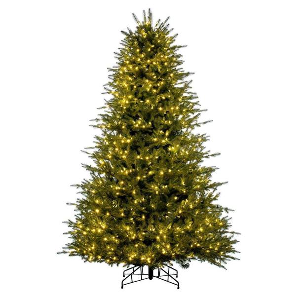 12' x 86" Artificial Georgian Fraser 3000 Dura-Lit Warm White LED Lights Pre-Lit