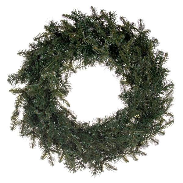 30" Green Georgian Fraser Fir Wreath Unlit