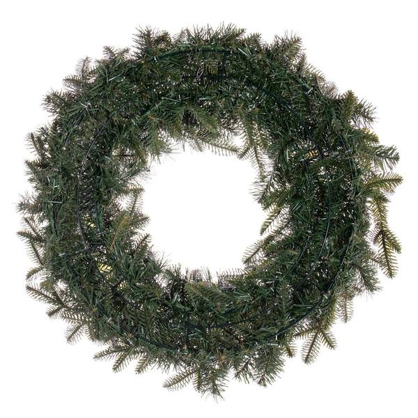 36" Green Georgian Fraser Fir Wreath Unlit