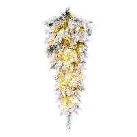 Vickerman 36" Frosted Glacier TearDrop 3mm 250 Warm White LED
