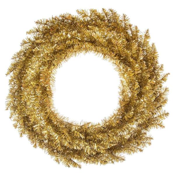 30" Gold Fir Wreath 260 Tips Unlit Fir