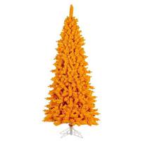 Vickerman 3' x 25" Flocked Yellow 234 Tips Christmas Tree