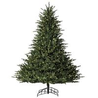 Vickerman 7.5' x 68" Bellevue Fraser Fir 5673 Tips 800 Warm White Lights Prelit
