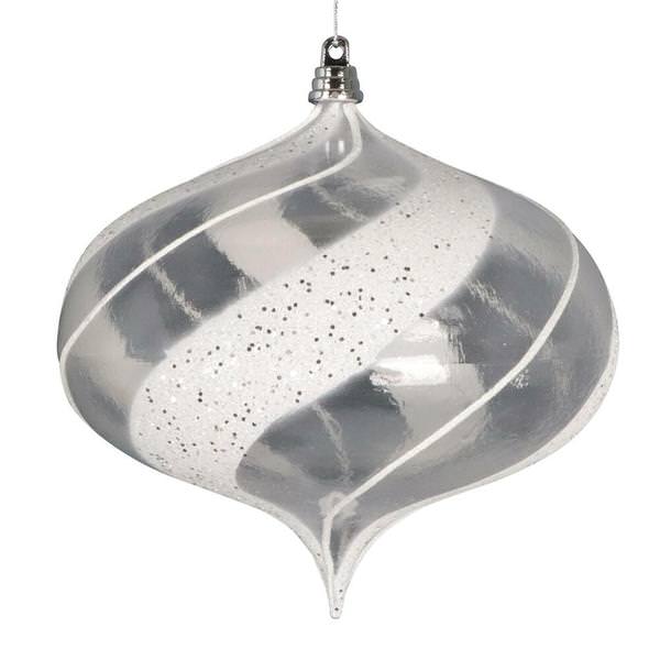 6.3" Clear Onion Ornament (2 Pack)