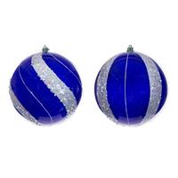 Vickerman 6" Purple Pearl Sequin Ball Ornament (4 Pack)