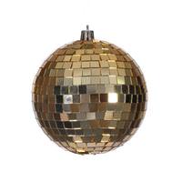 Vickerman 4" Gold Mirror Ball Ornament (6 Pack)