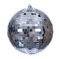 Vickerman 6" Silver Mirror Ball Ornament (4 Pack)