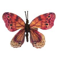 Vickerman 4.5" Pink / Mocha / Yellow Butterfly Clip (12 Pack)