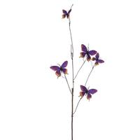 Vickerman 37" Purple/Mocha Butterfly Spray (2 Pack)