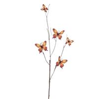 Vickerman 37" Yellow / Orange Butterfly Spray (2 Pack)