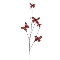 Vickerman 37" Copper / Brown / Tan Butterfly Spray (2 Pack)