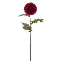 Vickerman 29" Artificial Burgundy Dahlia Stem (4 Pack)