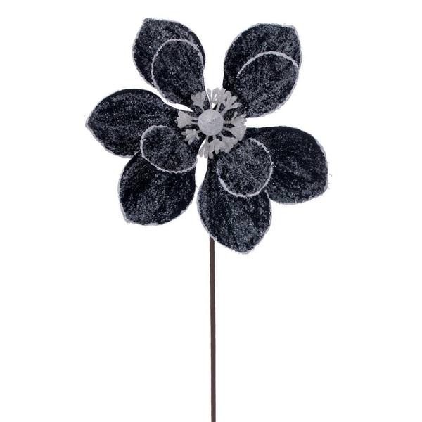 23" Black Magnolia Stem (3 Pack)