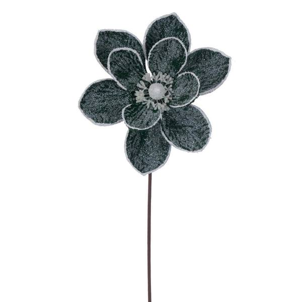 23" Midnight Green Magnolia Stem (3 Pack)