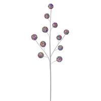 Vickerman 26" White Glitter Ball Spray (3 Pack)