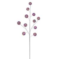 Vickerman 26" Pink Glitter Ball Spray (3 Pack)