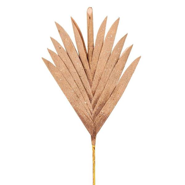 18" Artificial Brown Designer Fan Palm (3 Pack)
