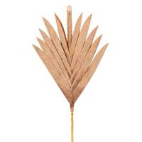 Vickerman 18" Artificial Brown Designer Fan Palm (3 Pack)