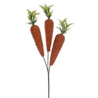 Vickerman 26" Orange Jute Carrot Spray (2 Pack)