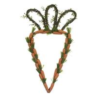 Vickerman 22" Artificial Orange Carrot Shape Wreath
