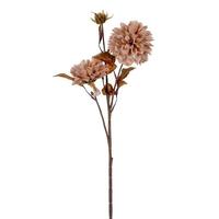 Vickerman 26" Artificial Yellow / Brown Chrysanthemum Spray (3 Pack)