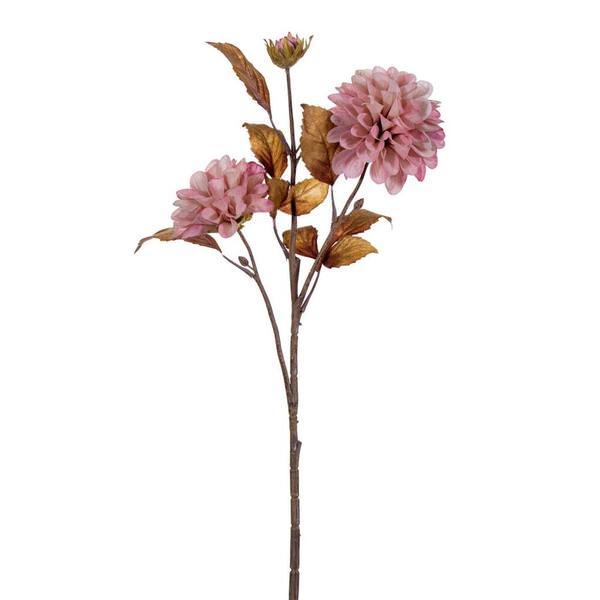 26" Artificial Light Pink Chrysanthemum Spray (3 Pack)