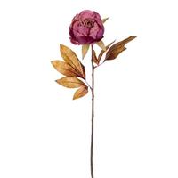 Vickerman 21" Artificial Light Mauve Peony Stem (6 Pack)