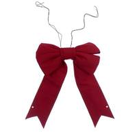 View 18" x 23" Red Canvas UV Bow