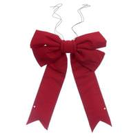Vickerman 24" x 30" Red Canvas UV Bow