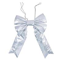 Vickerman 18" x 23" Silver Metallic UV Bow