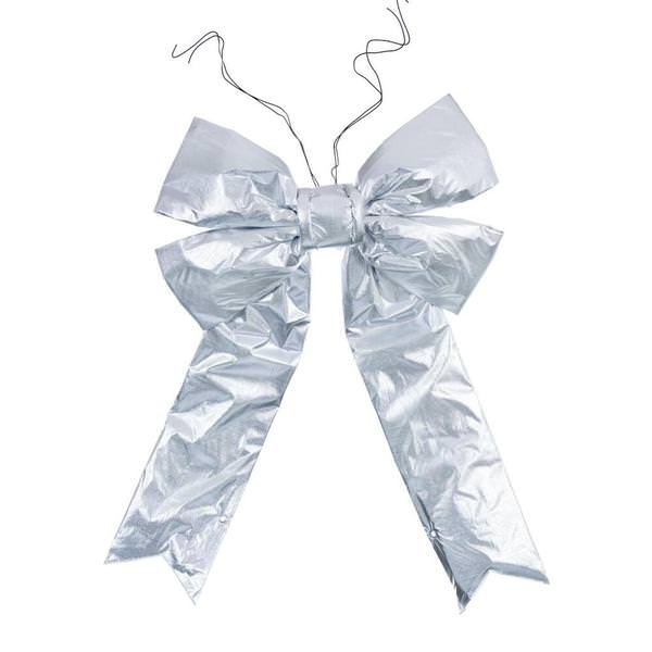 24" x 30" Silver Canvas UV Outdoor Bow