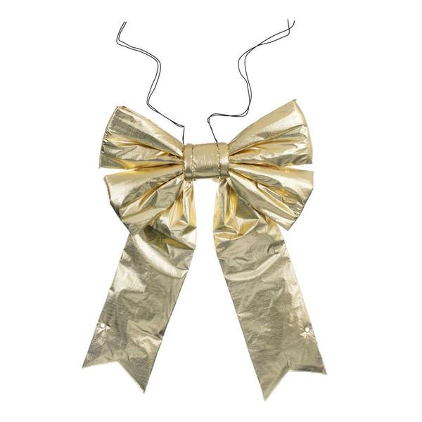 18" x 23" Gold Metallic UV Bow