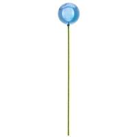 Vickerman 3" x 18" Blue Shiny Ball Stick (12 Pack)