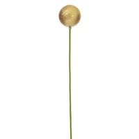 Vickerman 3" x 18" Gold Glitter Ball Stick (12 Pack)