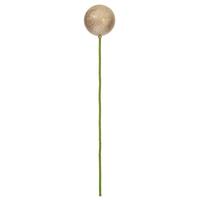 Vickerman 3" x 18" Champagne Glitter Ball Stick (12 Pack)