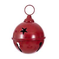Vickerman 6" Red Iron Bell Ornament