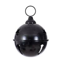 Vickerman 6" Black Iron Bell Ornament