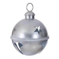 View 14" Silver Iron Bell Ornament