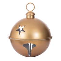 Vickerman 18" Gold Iron Bell Ornament