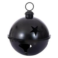 Vickerman 18" Black Iron Bell Ornament