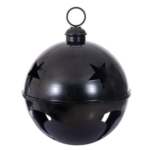 24" Black Iron Bell Ornament