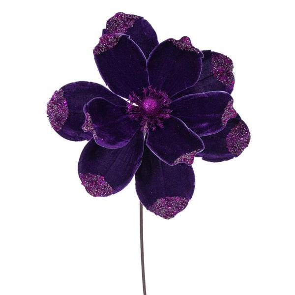 21.5" Artificial Plum Velvet Magnolia (4 Pack)