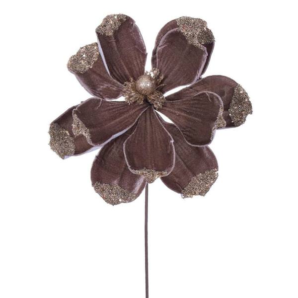 21.5" Artificial Mocha Velvet Magnolia (4 Pack)
