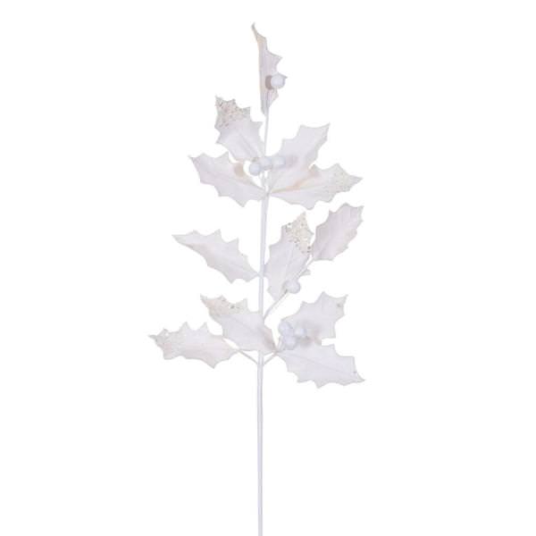 28" Artificial White Leaf Spray (6 Pack)