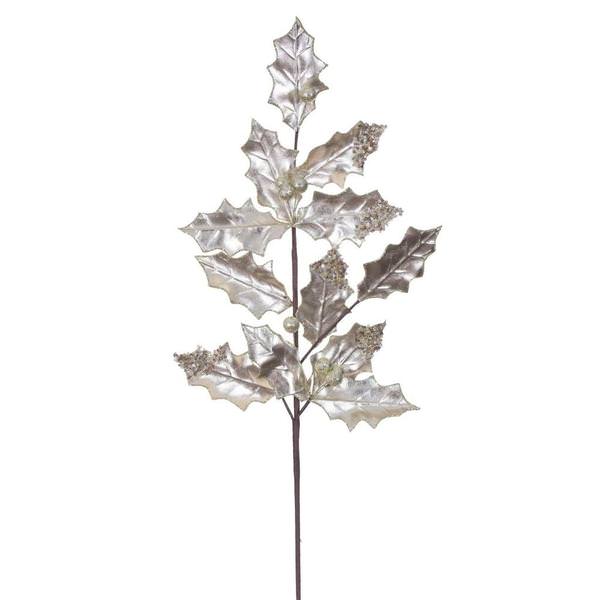 28" Artificial Champagne Leaf Spray (6 Pack)