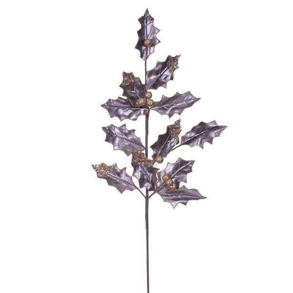 28" Artificial Mocha Leaf Spray (6 Pack)